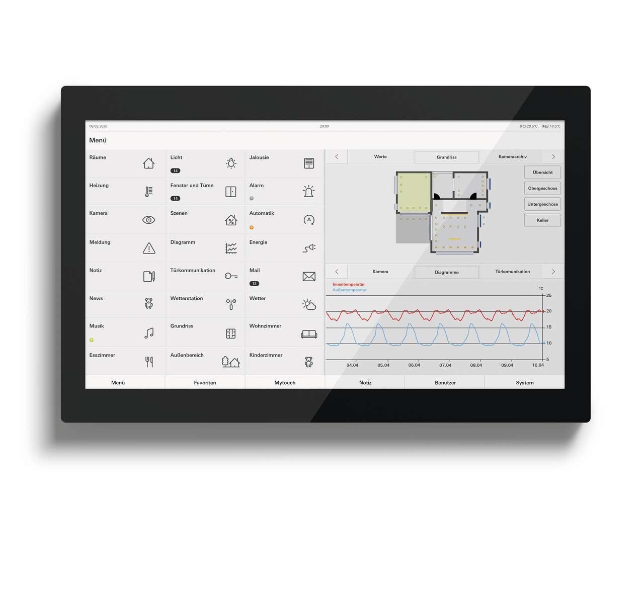 HomeServer-Device-schwarz_HSQC-DayMode_DE_Frontal_ISOcoatedv2-300